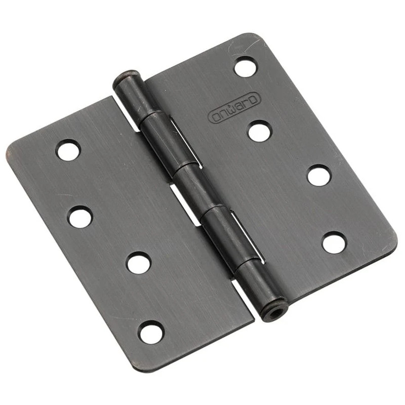 Full Mortise Butt Hinge - Size:4" - Finish:Oil Rubbed Bronze - Corner Type:1/4" Radius